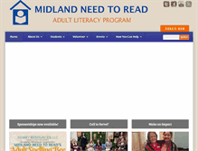 Tablet Screenshot of midlandneedtoread.org